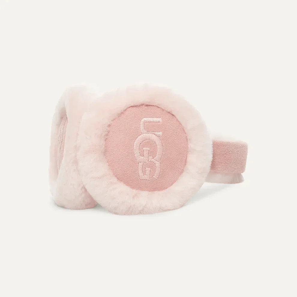 Sheepskin Embroidery Earmuff