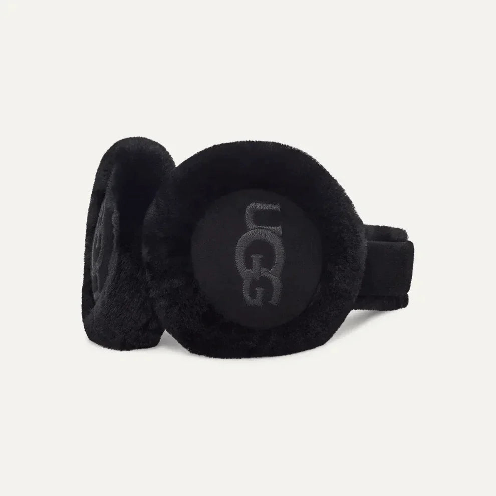 Sheepskin Embroidery Earmuff