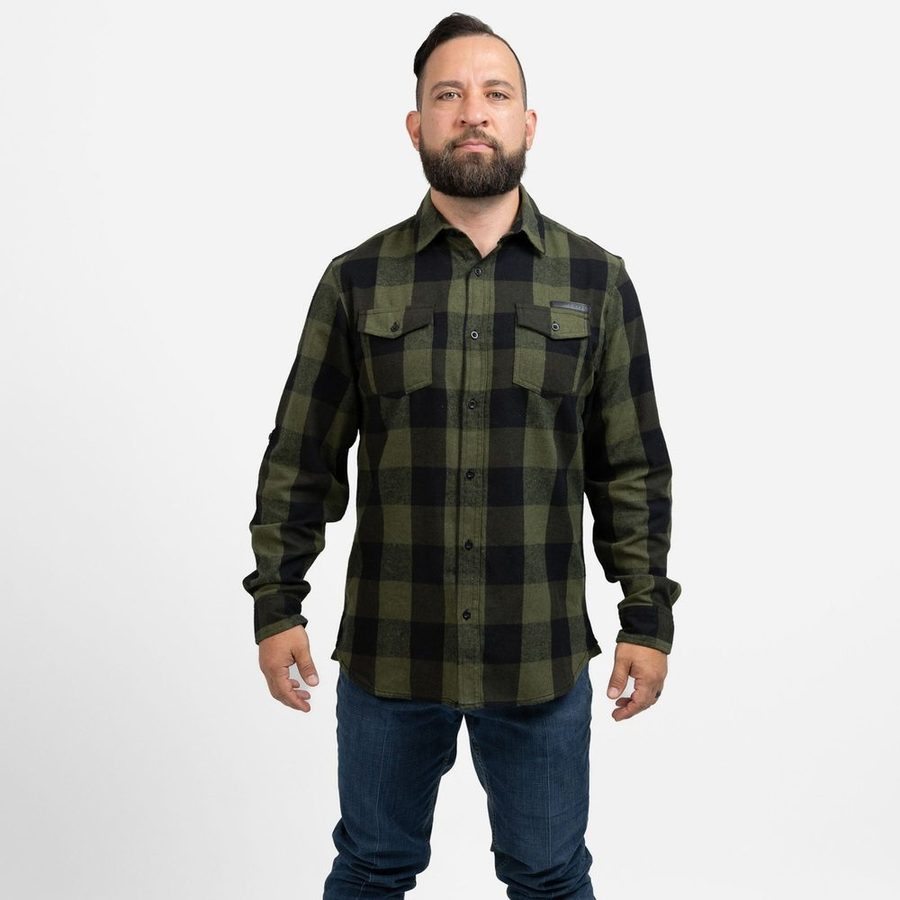 Green Plaid Flannel