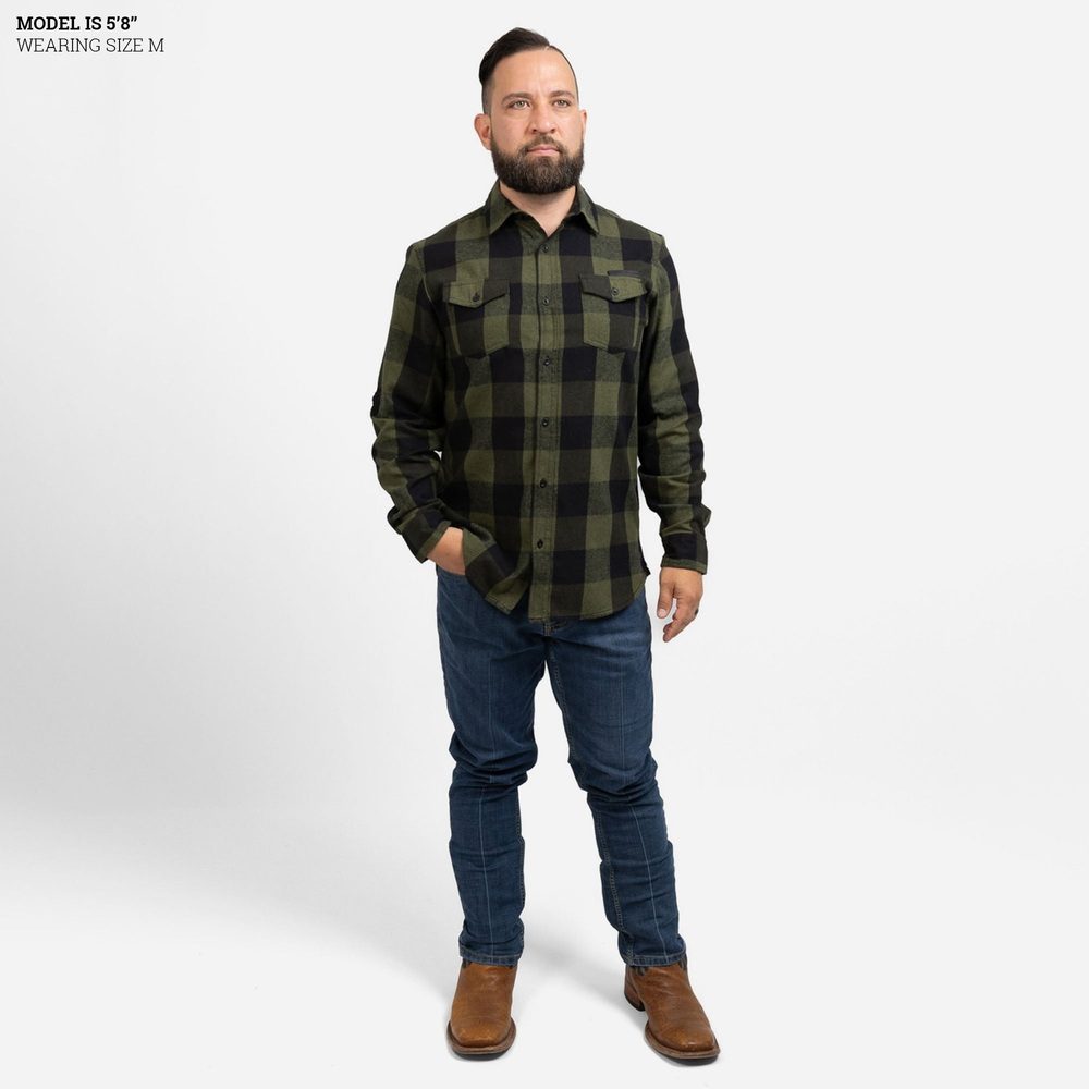 Green Plaid Flannel